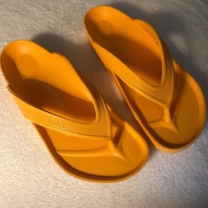 NEW Mens orange Birkenstock sandals 44